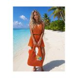 MEGAHAN BOUTIQUE Megahan el orgu kadın bustıyer ,mini etek,kağıt IP çanta takım,yazlık takım,plaj takım