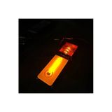 Megahawk Cadillac Turuncu Beyaz Çift Renk Direk Lambası Gazetelik Neon Led 12V