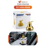 MEGAHAWK Çan Korna 12V Metal Altın Renk Yüksek Sesli Oto Korna Dayanıklı