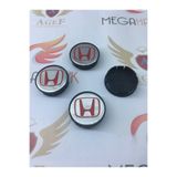MEGAHAWK Jant Göbeği 58/55 - 4'lü Takım - Honda - Krom Kırmızı
