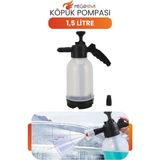 MEGAHAWK Köpük Pompası 1.5 Litre Basınçlı Sprey Şişe Araç Yıkama Köpük Aparatı