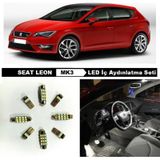 Megamarket06 Seat Leon Mk3 Led Iç Aydınlatma Ampul Seti Beyaz 10adet