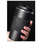 megame 500 ml Siyah Termos Mug Kupa, Çay Kahve Kamp Termos, Çift Katmanlı Paslanmaz Çelik Araç Içi Termos