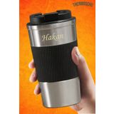 megame Kişiye Özel 500 ml Metal Termos Mug Kupa, Çay Kahve Kamp Termos, Paslanmaz Çelik Araç Içi Termos