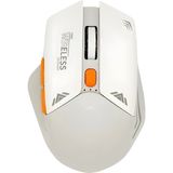 Megamus Kablosuz 2.4g Rgb Renkli Şarj Edilebilinir 1600 Dpı Wireless Mouse - Beyaz