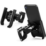 Megamus Metal Gidon Bağlantılı Motosiklet Bisiklet Scooter Telefon Tutucu Navigasyon Ayarlanabilir Genişlik,pratik - MM-03-H1