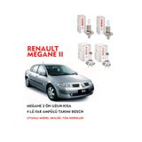 MEGANE 2 ÖN UZUN-KISA 4 LÜ FAR AMPÜLÜ TAKIMI BOSCH