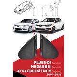 Megane 3 Iıı, Fluence Uyumlu Ayna Üçgeni Takım (Sağ Sol) - 638750012R, 638740012R