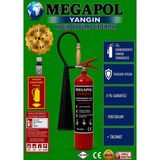 Megapol 5 kg (Karbondioksitli) Yangın Söndürme Cihazı. Karbondioksit Yangın Tüpü. Karbondioksit Yangın Söndürücü. Elektrik Pano Söndürücü.