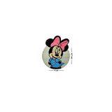 Megas Etiket Ütü ile Yapışan Dokuma Arma Minnie Mouse