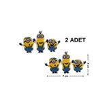 Megas Etiket Ütü ile Yapışan Minyonlar Karakter -Minion- Dokuma Arma/Yama