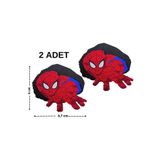 Megas Etiket Ütü ile Yapışan - Örümcek Adama Dokuma Arma/Yama Spiderman