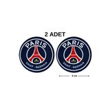 Megas Etiket Ütü ile Yapışan Paris Saint-Germain FC Takım "Küçük Boy" Dokuma Arma/Yama