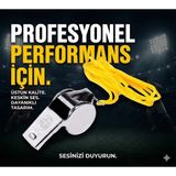 MegaSepet Metal Ipli Hakem ve Deprem Düdüğü (24'lü) - Renkli