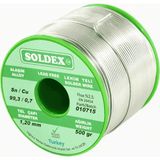 MegaSepet Soldex SCN100 Gümüşsüz Özel Alaşım Lehim Teli 500 gr - 2 mm - Beyaz