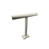 Megass Dekor Yerli Üretim Süet Kaplama Krem Renk Uzun 48/41CM Kolye -Tesbih Sergileme Standı