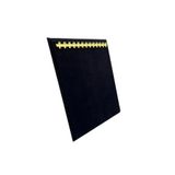 MeGass Dekor Yerli Üretim Süet Kumaş Siyah Renk 20/16 Cm Ayaklı Kanca Bileklik Sergileme Standı