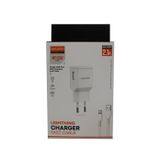 Megatech EC02 2.1A Ev Şarj Adaptörü ve Lightning USB Kablo