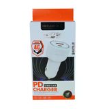 Megatech T-05m40 Beyaz 40w Pd-usb Araç Çakmaklık Şarj Başlığı Hızlı Şarj