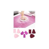 Megaw 2 Li Set 45X65 cm Silikon Hamur Açma Matı ve