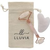 Megaw 2 Li Yüz Masaj Seti Rose Quartz Face Roller Gua Sha