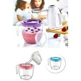 Megaw 2200 ml Kapaklı Çırpma Mikser Kabı