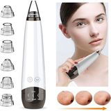 Megaw 6 In 1 Şarjlı Vakumlu Yüz Temizleme Peeling Siyah Nokta Cihaz LED Ekranlı
