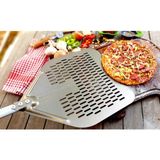Megaw Alüminyum Pizza Fırın Küreği 30 cm Delikli Model Pizza Küreği Alüminyum 30 cm