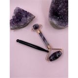 Megaw Ametist Face Roller ve Oniks Gua Sha 2'li Set