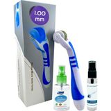 Megaw Dermaroller 1.00MM Mavi Işık Tedavili Titanyum 540 Iğneli Photon Derma Roller