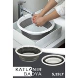 Megaw Katlanır Badya Leğen Akordiyon Katlanabilir Badya 5,25 Lt AK-699