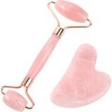 Megaw Pembe Kuvars Face Roller-Gua Sha