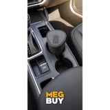 MEGBUY Araç İçi Mini Çöp Kutusu – Bardaklık Uyumlu Kapaklı Oto Çöp Kovası
