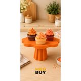 MEGBUY Çiçek Cupcake Standı | Dekoratif Pasta, Cupcake ve Tatlı Sunum Standı