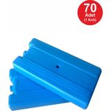 Mege 70 Adet - Buz Aküsü Buz Kasedi - 360 gr - Standart - Koyu Mavi