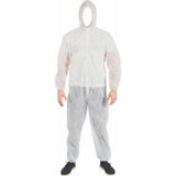 Mege Tek Kullanımlık Tulum 30 gr - Kullan At Tulum - 50 Adet - 2XL - Beyaz