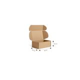 megetasarım 30x20x10 cm E Dalga E-Ticaret Karton Kutu , Kargo Kutusu 1 Adet