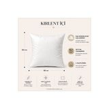 megi concept Kırlent İç Yastık 45x45 cm Silikon Elyaf Dolgulu Dolgun Kare Puf İç Yastık 450 Gr 1. Kalite Dekoratif Yastık İçi
