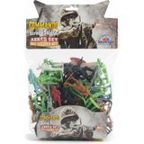 Megola Store Erkek Çocuk Oyuncak Asker Seti 53 Adet 19X18 cm Asker Boyu 5,5cm - Çok Renkli