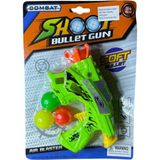 Megola Store Oyuncak Tabanca Soft Bullet Gun – Top Atan Eğlenceli Çocuk Silahı - Yeşil