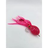 Megsaydin 10 cm 22 gr Silikon Kalamar Yapay Yem – Asist Iğneli Jig Lure | Lüfer, Akya ve Levrek Avı - Pembe