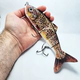 Megsaydin Profesyonel Eklemli Yapay Balık 25 cm 145 gr – Batan Tip Alabalık Yem
