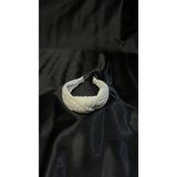 MegssStore Beyaz Krep Düğümlü Taç/saç Bandı