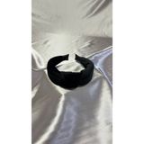 MegssStore Siyah Düğümlü Kadife Taç/saç Bandı