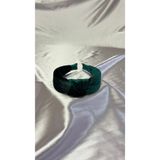 MegssStore Zümrüt Yeşili Düğümlü Kadife Taç/saç Bandı