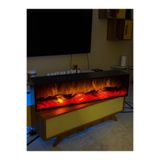 MeGulart 80x30x25 DEKORATİF şömine + GENİŞ KÖZ + LAZER KESİM