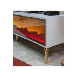 MeGulart Şömineli TV Sehpası & Ünitesi 3 Renk ,Bluetoothlu 150 CM