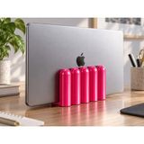 Megys Studio Dora Dekoratif Dikey Macbook Standı - Metalik Fuşya