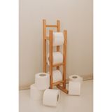 MEHAY HOME Bambu Lüx Coco Yedekli Tuvalet Kağıtlığı 15x16x60 Cm