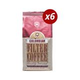 Mehmet Efendi 6 Adet Mehmet Efendi Colombian Filter Coffee 250gr - Filtre Kahve